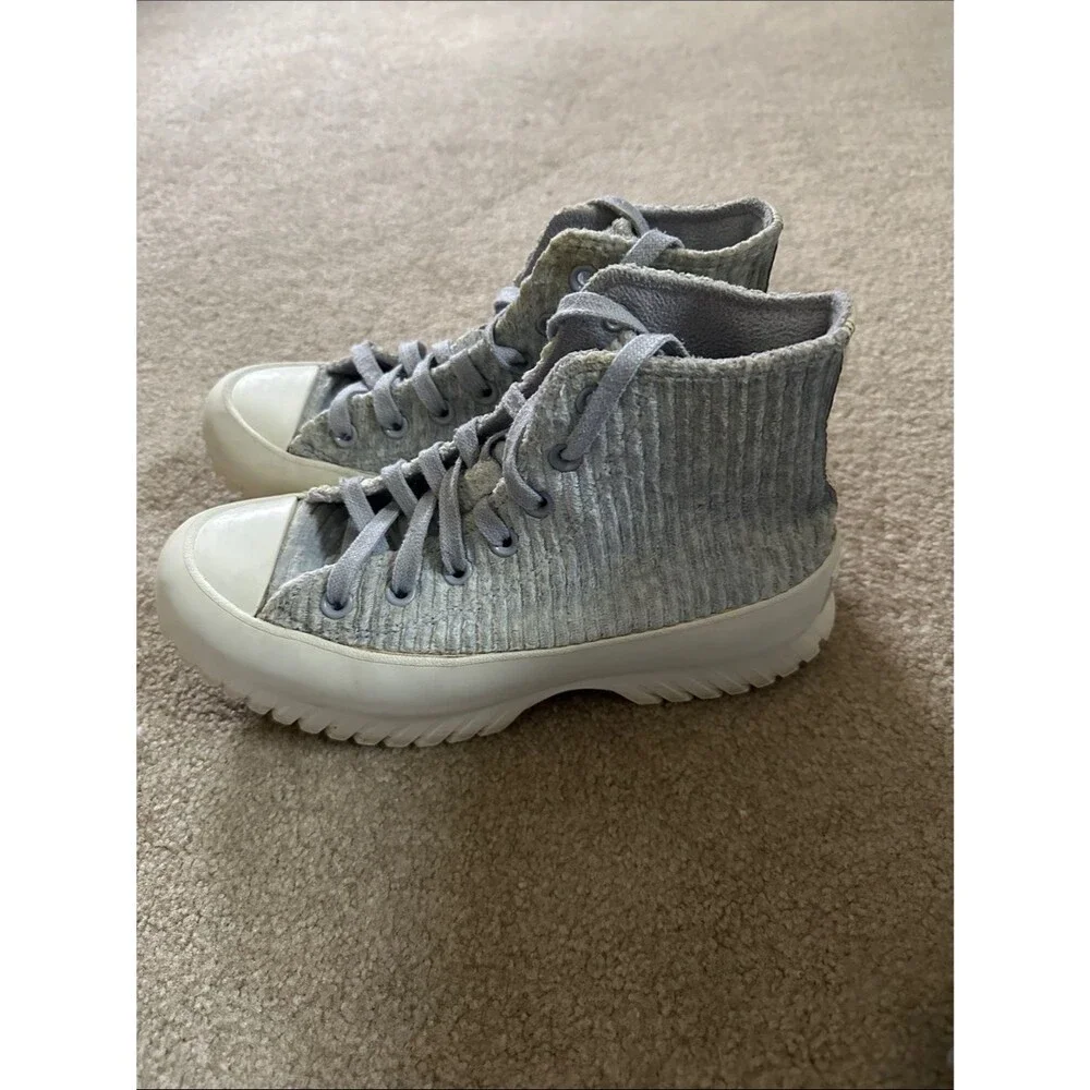 Converse Soft Light Purple High-Top Platform Sneakers M 5 or W 7 - Picture 2 of 9